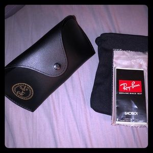 PRICE DROP New Ray Ban case, with new inserts NICE